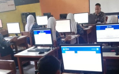 MTsN 3 Tasikmalaya Laksanakan Simulasi ANBK Tahun 2025